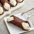 Brooklyn Cannoli Large Chocolate Cannoli Shell 1.45 oz. - 48/Case