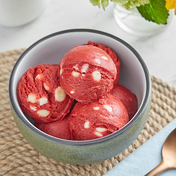 Cookie Dough Bliss Edible Red Velvet Cookie Dough 25 lb. Tub