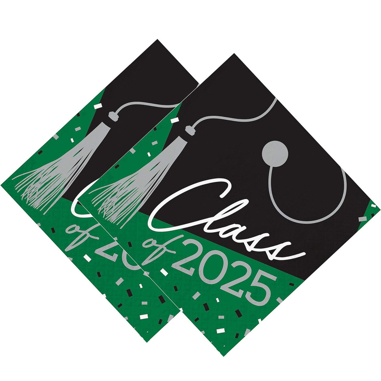 Creative Converting School Spirit Green Class of 2025 Paper Dinner Napkins, 108 ct.