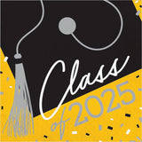 Creative Converting School Spirit White Class of 2025 Paper Dinner Napkins – 108 Count