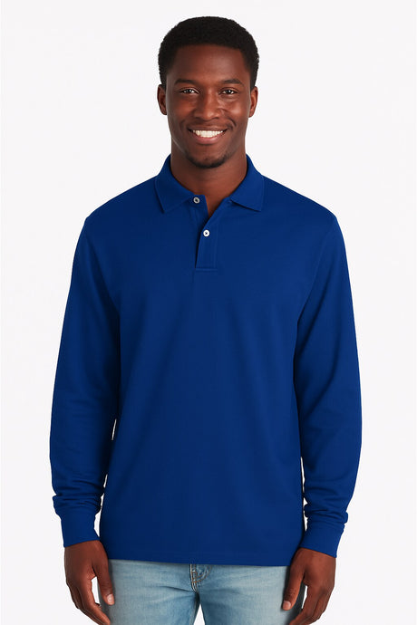 JERZEES® Men’s Dri-Power Long Sleeve Polo