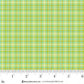 Cotton Plaid Fabric Green 44/45" Jubilee