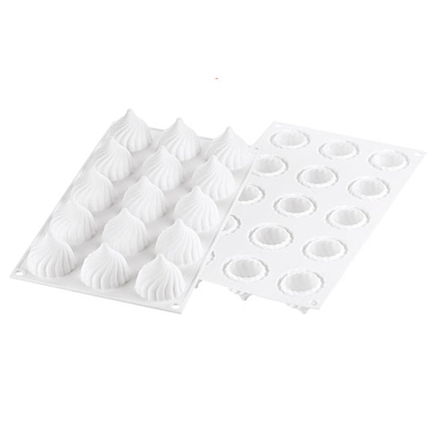 Silikomart "RUSSIAN TALE 30" Flexible Baking & Freezing Mold, 1 Oz., 15 Cavities