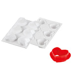 Silikomart "AMORINI ORIGAMI 110" Flexible Baking & Freezing Mold, 3.72 Oz., 6 Cavities