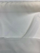 Sheer Voile Polyester Fabric - Off-White, 120" Width (1 Yard)