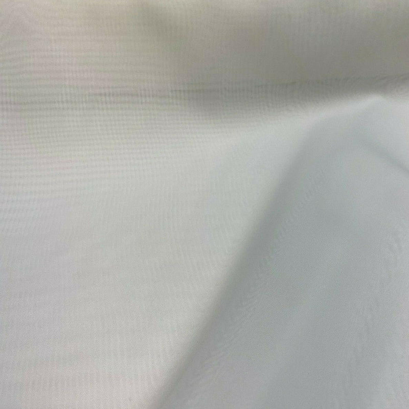 Sheer Voile Polyester Fabric - Off-White, 120" Width (1 Yard)