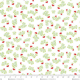 Cotton Print Jubilee Multi Small Cherry Blossom Fabric 44/45