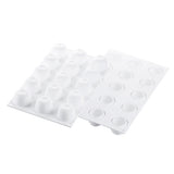 Silikomart "MELA, CILIEGIA & PESCA 30" Flexible Baking & Freezing Mold, 1 Oz., 15 Cavities