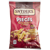 Snyder's of Hanover Honey Mustard & Onion Pretzel Pieces 2.25 oz. - 60/Case
