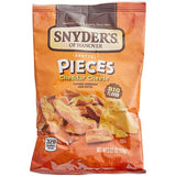 Snyder's of Hanover Cheddar Cheese Pretzel Pieces 2.25 oz. - 60/Case