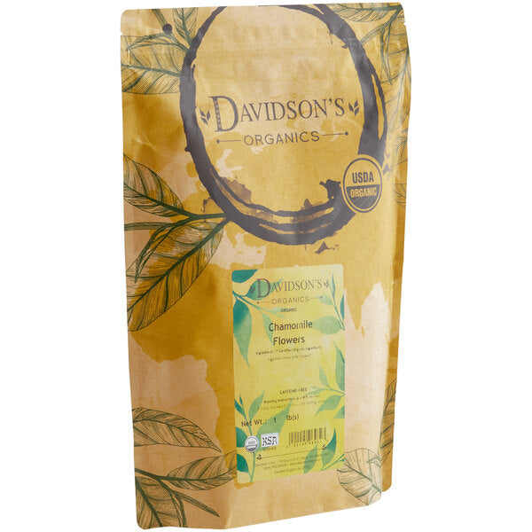 Davidson's Organic Chamomile Flowers Herbal Loose Leaf Tea 1 lb.