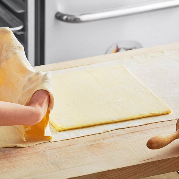 Anchor Food Professionals Fractionated Unsalted Lamination Butter Sheet 83% Butterfat 2.2 lb. - 20/Case
