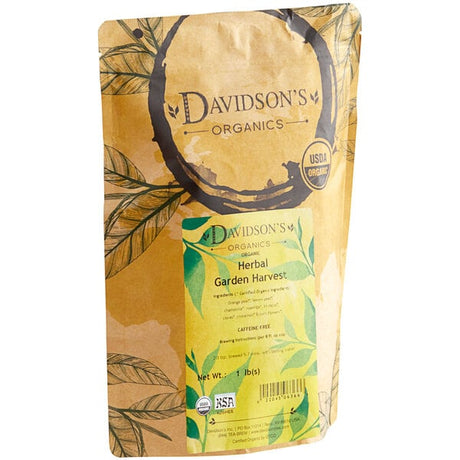 Davidson's Organic Garden Harvest Herbal Loose Leaf Tea 1 lb.