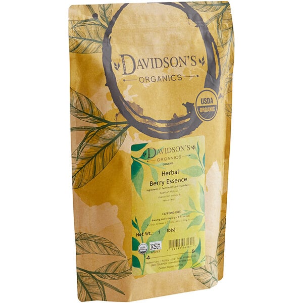 Davidson's Organic Berry Essence Herbal Loose Leaf Tea 1 lb.