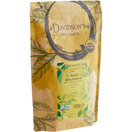 Davidson's Organic Berry Essence Herbal Loose Leaf Tea 1 lb.