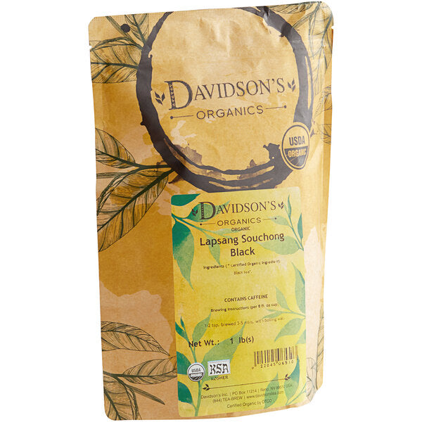 Davidson's Organic Lapsang Souchong Black Loose Leaf Tea 1 lb.
