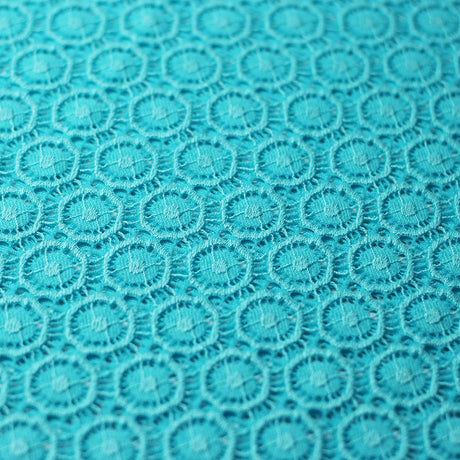 Victorian Stretch Lace Nylon Spandex Fabric - Multiple Colors, Polka Dot Lace, 58/60" Width, 170 GSM (1 Yard)