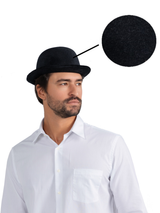 Velvet Derby Hat Costume Accessory - Adults