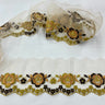 Polyester Lace Trimming Colorful Floral Embroidered 2.5" Wide