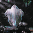 23 1/2" Hanging White Ghost Halloween Decoration