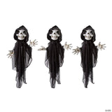 23 1/2" Light-Up Eyes Yard Stake Grinning Reapers Set – 3 Pc.