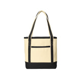 Port Authority® Medium Cotton Canvas Boat Tote