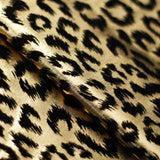 Sassy Cat Polyester Spandex Fabric - Leopard Hologram, Red/Black, Silver/Black, Gold/Black, Turquoise/Black, 58/60" Width (1 Yard)