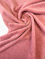 Pink Faux Fur Knitted Fabric