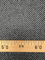 Wool Shades White Black Fabric