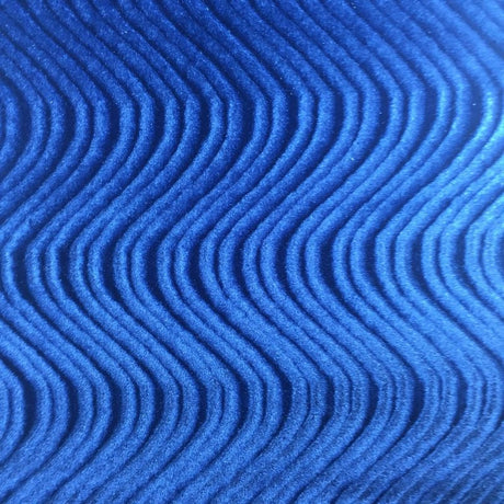 Swirl Velvet Flocking Nylon Fabric - Swirl Pattern, 58/60" Width (1 Yard)