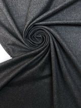 Virgin Wool Tweed Melange Gray Brown