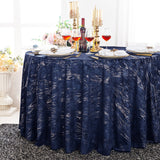 Seamless Round Gilded Marble Holland Velvet Tablecloth