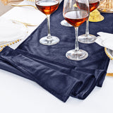 Velvet Table Runner 13x108 Navy Blue