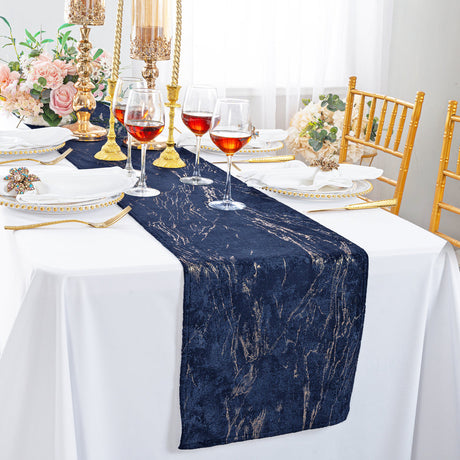 Gilded Marble Holland Velvet Table Runner