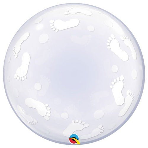 Baby Footprints Deco Bubble Balloon