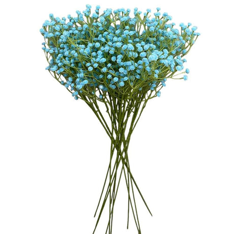 Artificial Flowers Baby's Breath Baby Blue
