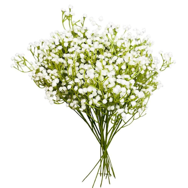 Silk Flowers Baby's Breath White
