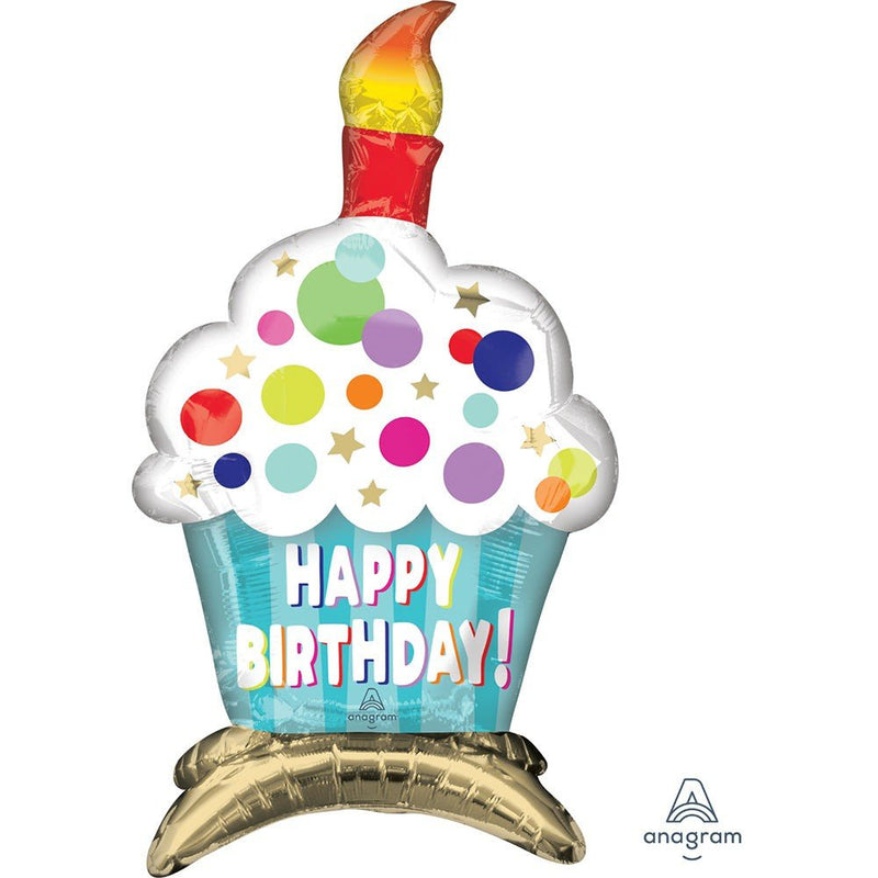 Cupcake Foil Balloon 24 Inch Air-Fill Only