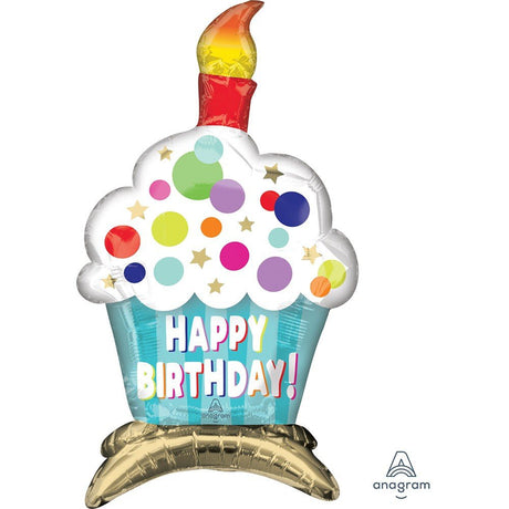 Cupcake Foil Balloon 24 Inch Air-Fill Only