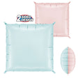 Foil Balloon 24 Inch Deco Bicolor Square