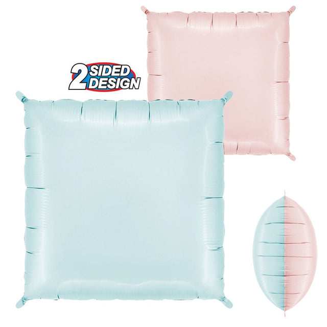 Foil Balloon 24 Inch Deco Bicolor Square