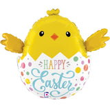 Easter Egg Chick Foil Balloon