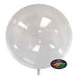 Plastic Balloon Clear GEMS 24 Inch 3 Pack