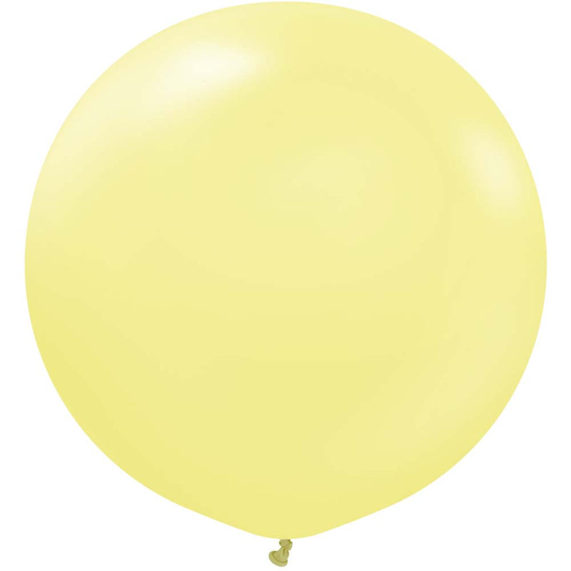 Latex Balloons 24 Inch Kalisan Macaron Yellow