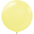 Latex Balloons 24 Inch Kalisan Macaron Yellow