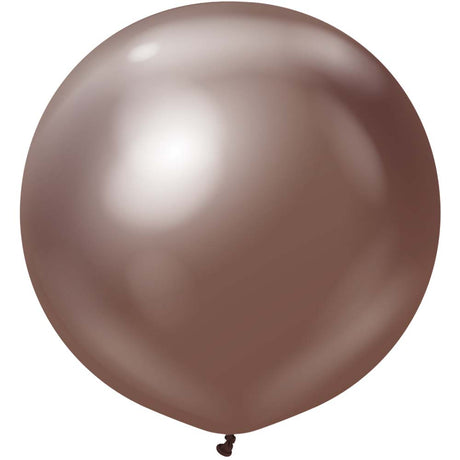 Latex Balloons 24 Inch Mirror Chocolate