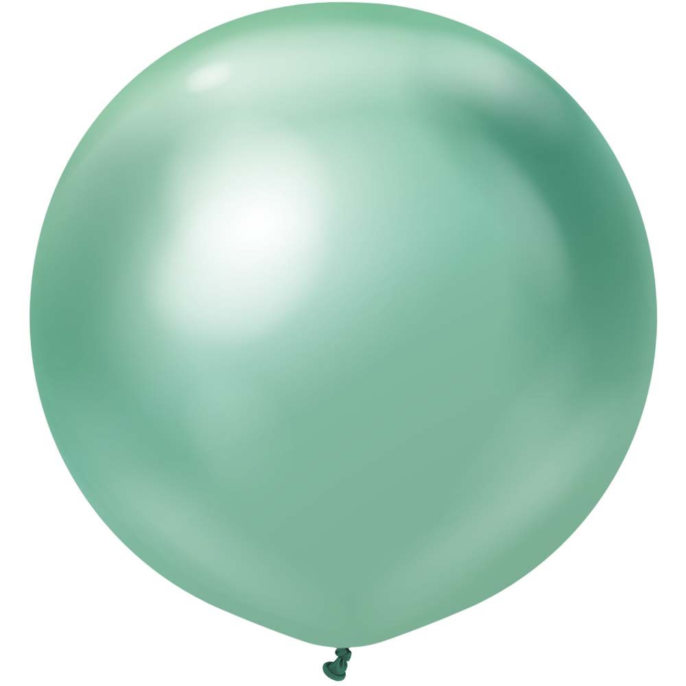 Latex Balloons 24 Inch Kalisan Mirror Green