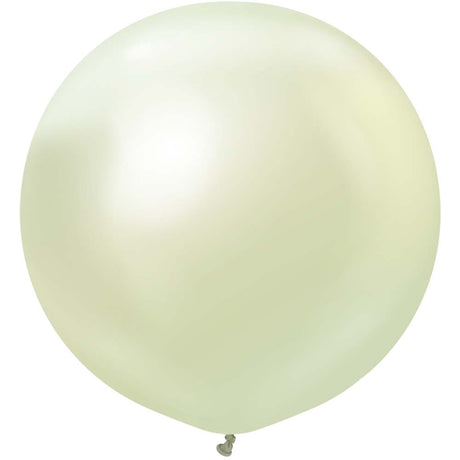 Latex Balloons 24 Inch Kalisan Mirror Green Gold