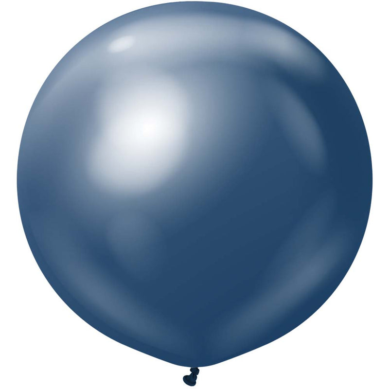 Latex Balloons 24 Inch Kalisan Mirror Navy