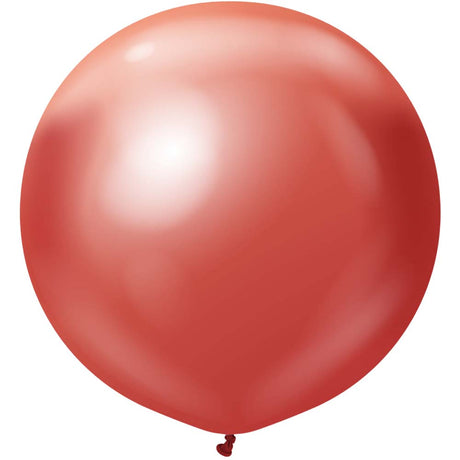 Latex Balloons 24 Inch Kalisan Mirror Red